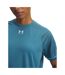 T-shirt Motif/style Logo Femme Bleu Blanc Under Armour-3
