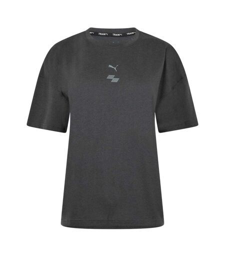 Womens/ladies Hyrox Performance Gym Top Dark Grey Puma