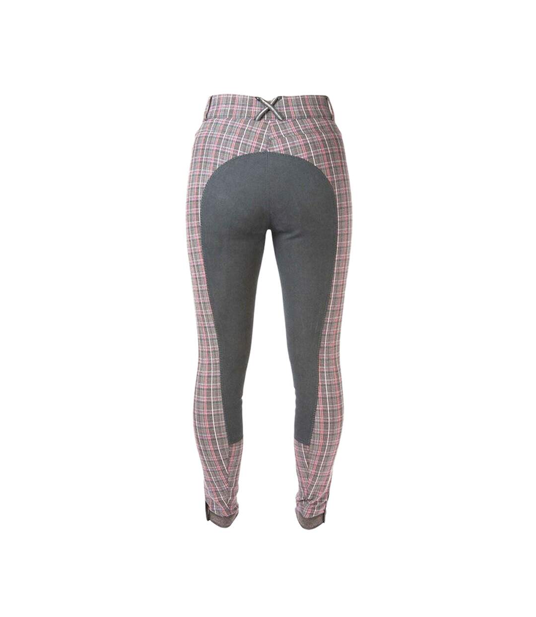 Frayer ladies breeches gray/pink check HyPERFORMANCE