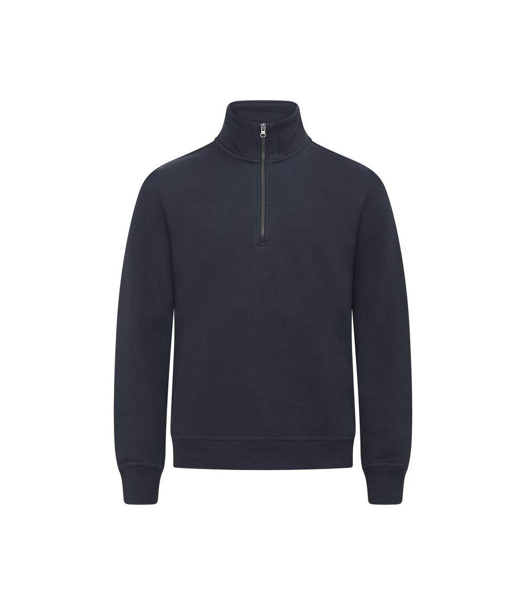 Unisex adult miami quarter zip pullover dark navy Clique-1