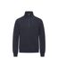 Unisex adult miami quarter zip pullover dark navy Clique-1