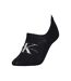 Socquettes Discrètes Footie Femme Noir Calvin Klein-1