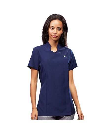 Pack Of 2  Ladies/womens *blossom* Tunic / Health Beauty & Spa / Workwear  Navy Premier