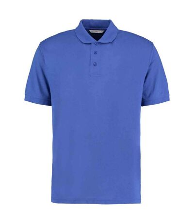 Mens klassic piqué polo shirt royal blue Kustom Kit