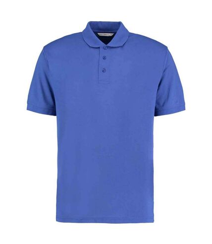 Mens klassic piqué polo shirt royal blue Kustom Kit