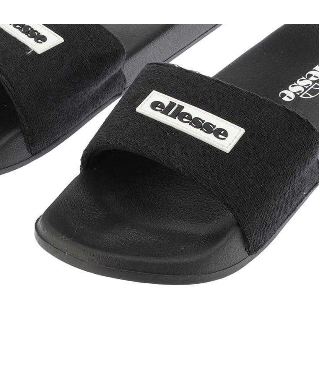 Unisex Adult Laxxes Open Toe Sliders Black Ellesse-2