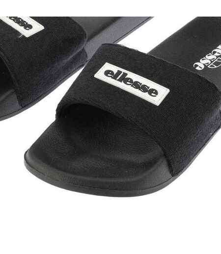 Unisex Adult Laxxes Open Toe Sliders Black Ellesse