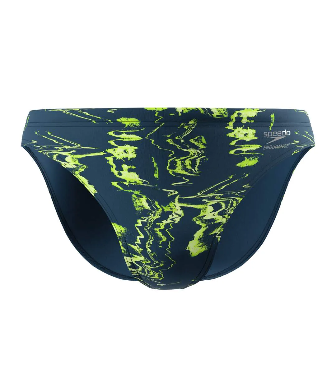 Mens Bold Pattern Briefs Navy Speedo-1