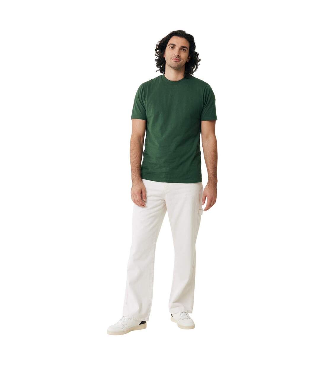 Unisex adult sierra recycled cotton lightweight t-shirt navy Iqoniq-1