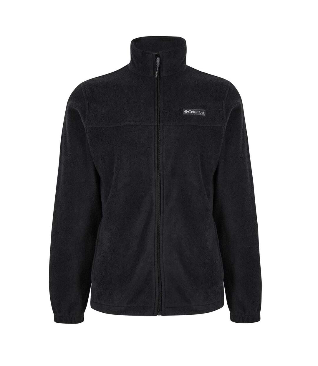 Mens Steens Walking Fleece Jacket Black Columbia-1