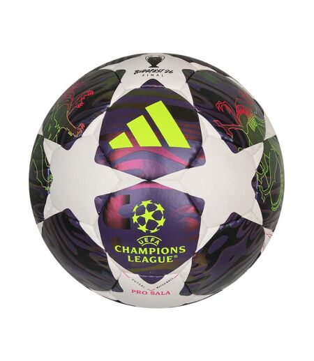 Ballon De Futsal Motif/style Ligue Des Champions De L´uefa Ucl Pro Taille 4 Violet Blanc Adidas