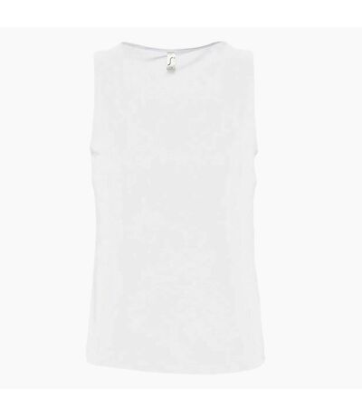 SOLS Mens Justin Sleeveless Tank / Vest Top (White) - UTPC312