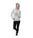 Disney Princess Womens/Ladies Belle Filled Silhouette Sweatshirt (Heather Grey)