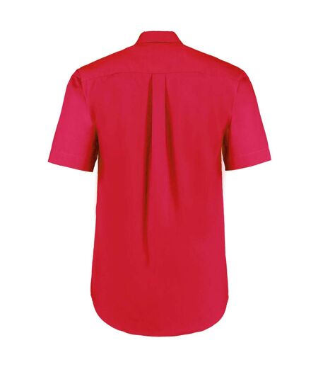 Chemise À Manches Courtes Homme Rouge Kustom Kit