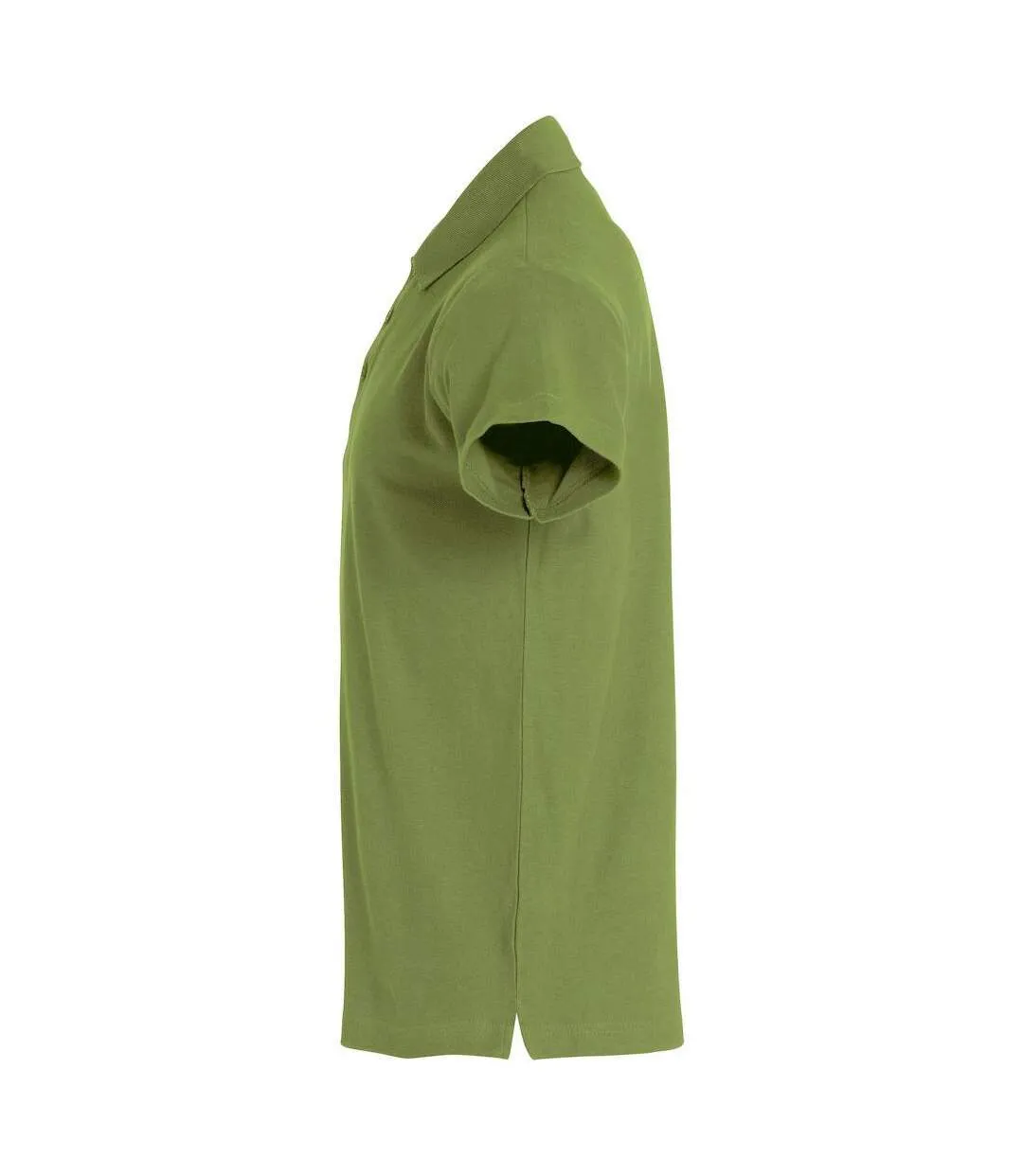 Polo Basic Homme Vert Kaki Clique-3