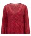 Womens/ladies C_ivaleno Top Red Black Boss-3