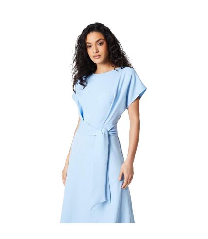 Robe mi-longue femme bleu clair Principles