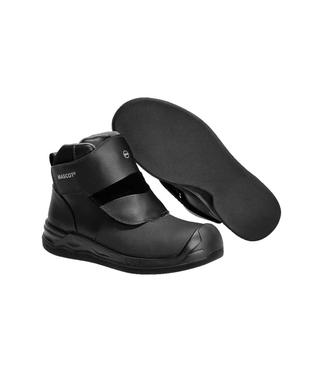 Mens Footwear Industry Asphalt Safety Boots Black Mascot-4