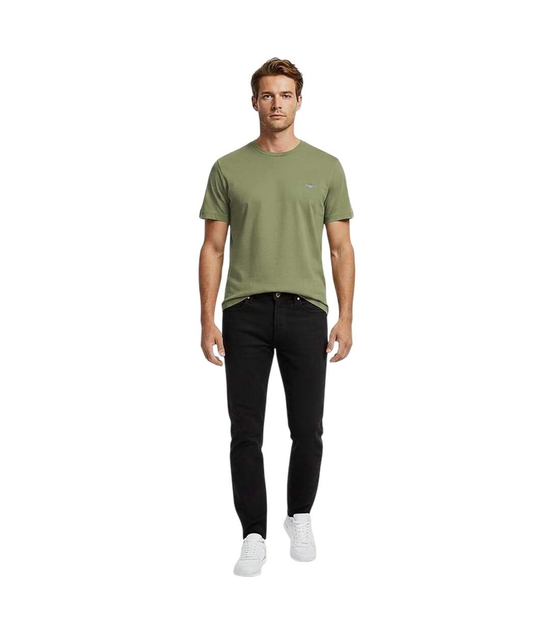 Mens Fit Shield T-shirt Herb Gant-4