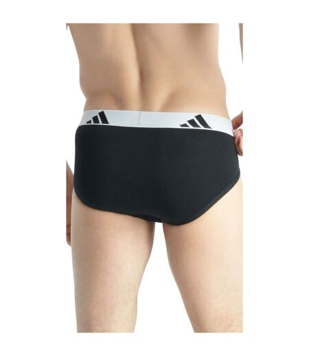 Lot De 3  Slips Homme Noir Adidas