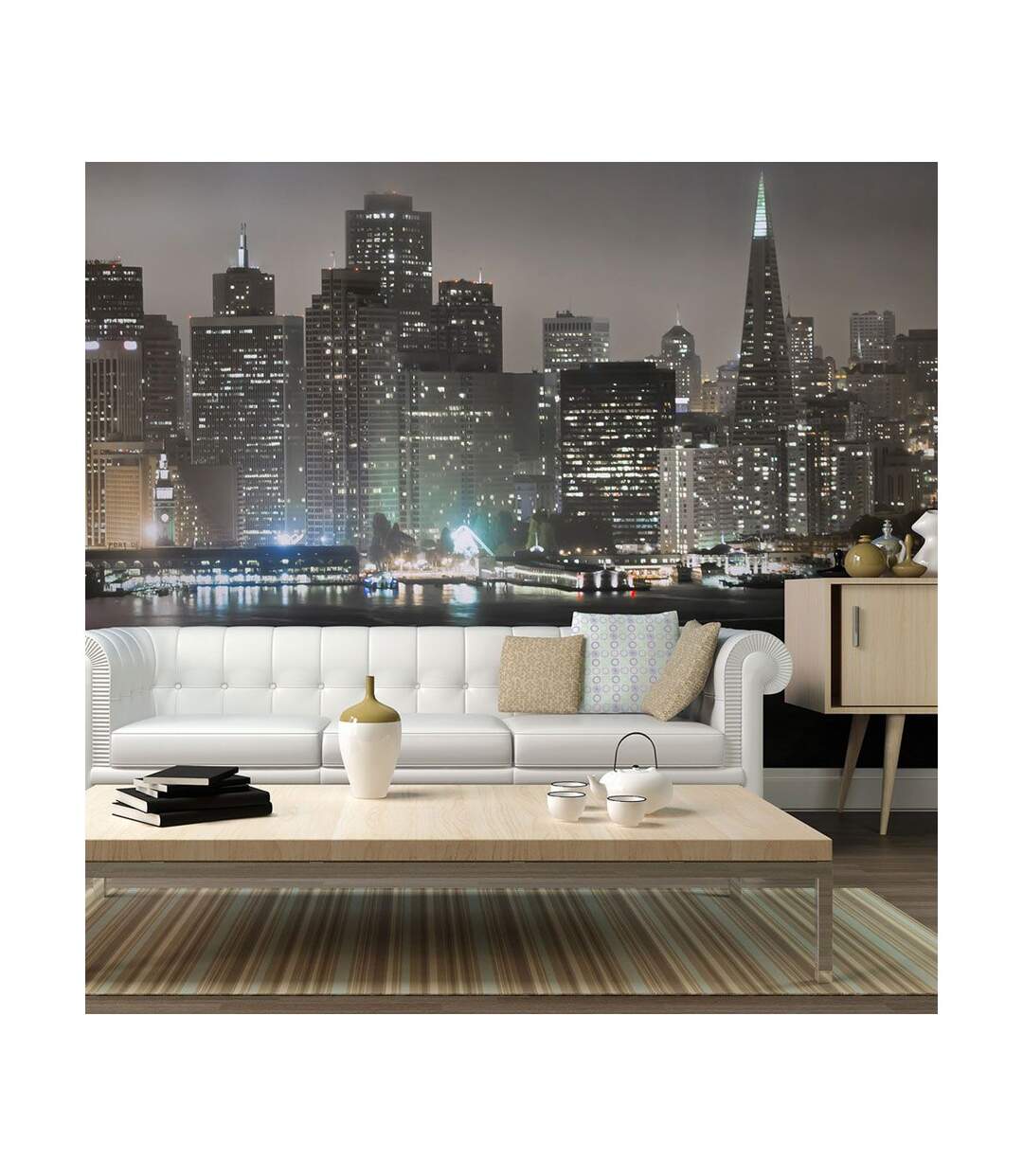 Papier Peint San Francisco By Night 270x450cm-1