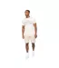 Mens Blansmoore Elasticated Regular Casual Shorts Light Stone Crosshatch-1