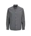 Chemise manches longues grise à rayures homme  jack & jones oxford-1