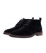 Mens Suede Flat Chukka Boots Black Pretty Green-3