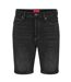 Mens Denim Durable Shorts Dark Grey Hugo-1