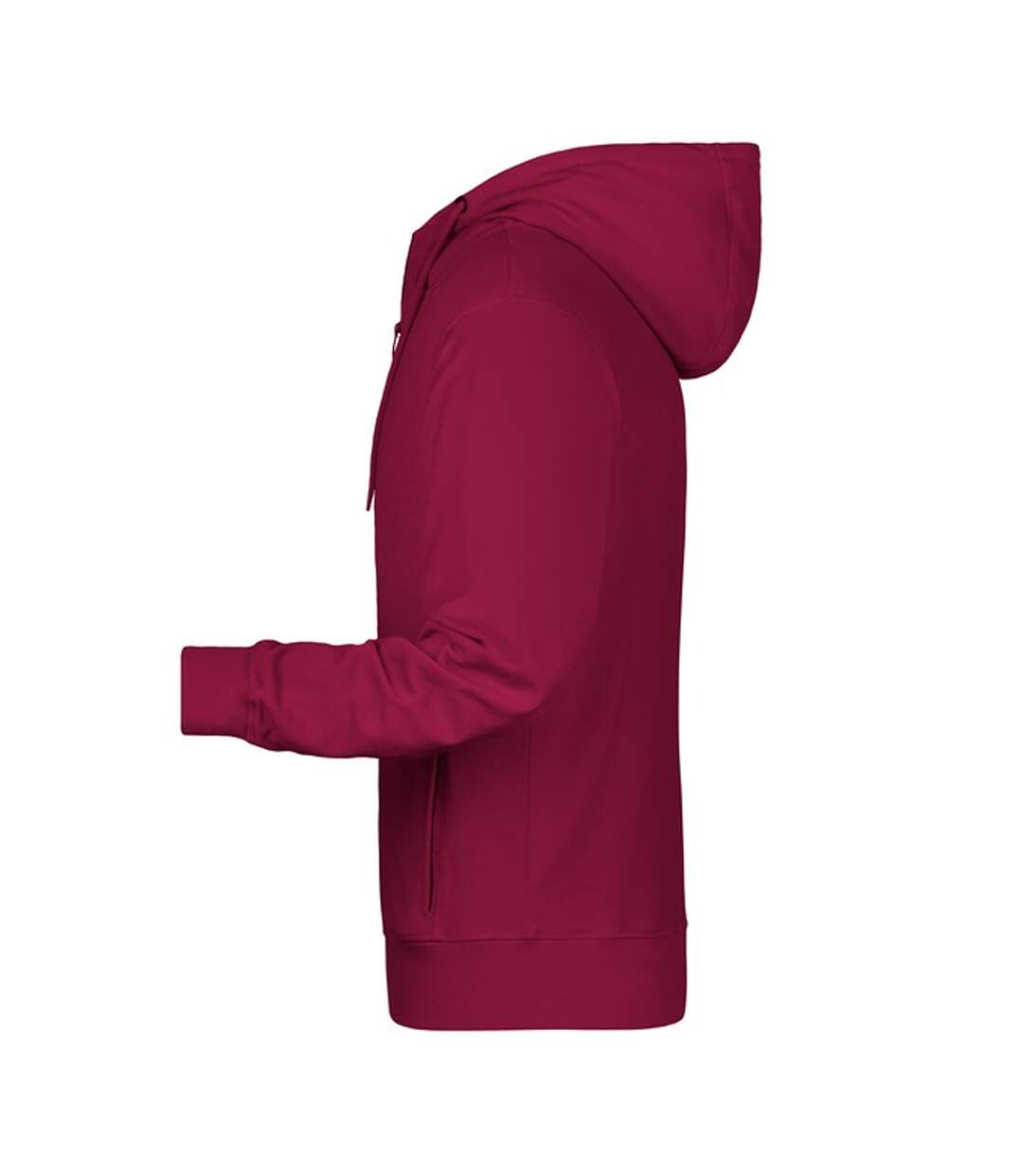 Veste À Capuche Homme Bordeaux James And Nicholson-3