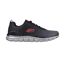 Mens track ripkent trainers black/charcoal Skechers