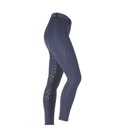 Aubrion Womens/Ladies Albany Horse Riding Tights (Navy)