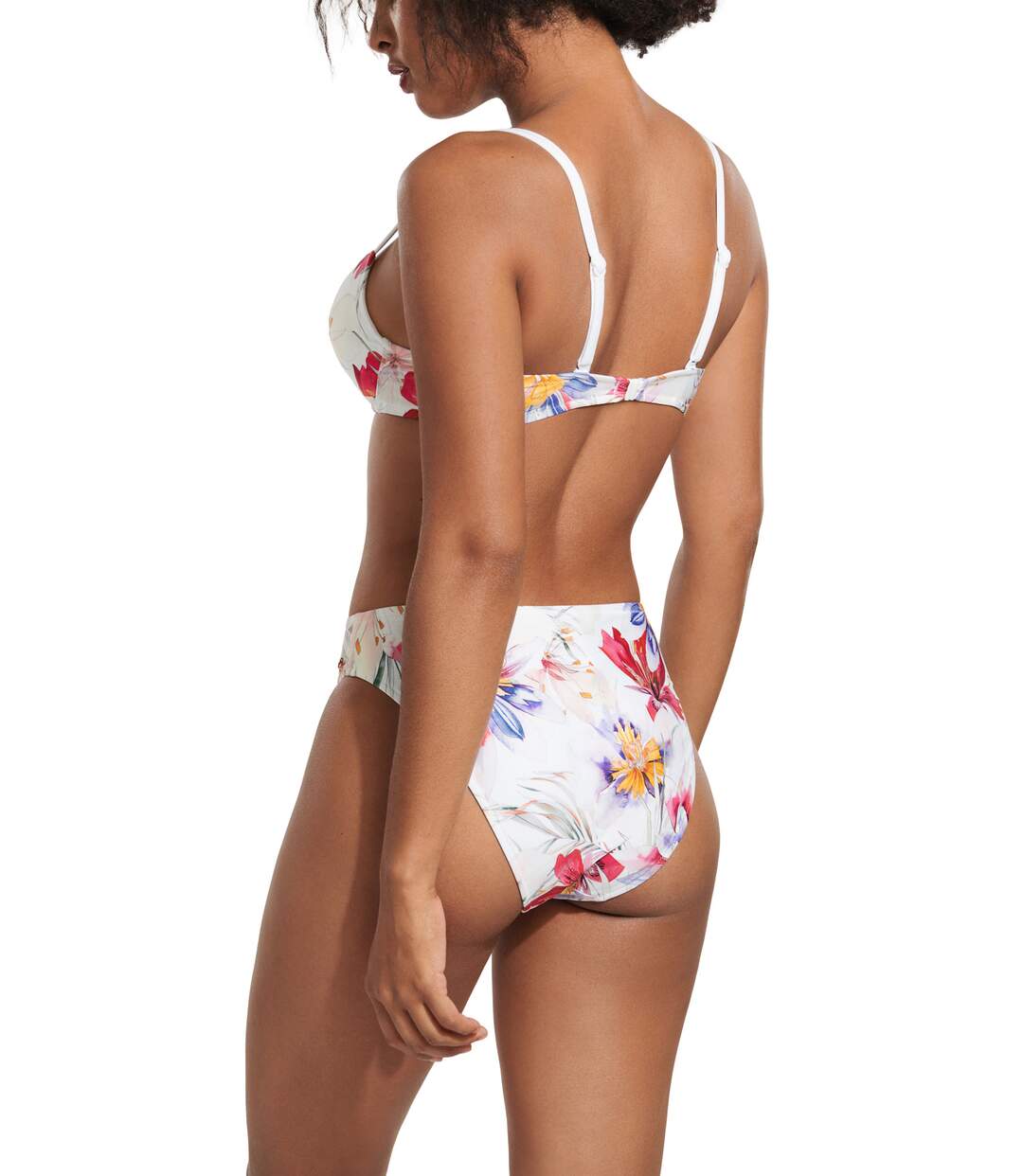 Bas maillot slip de bain échancré taille haute Tunis Lisca-3