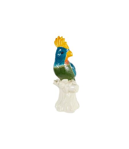 Statuette Oiseau en Céramique Yucatan 25cm Multicolore