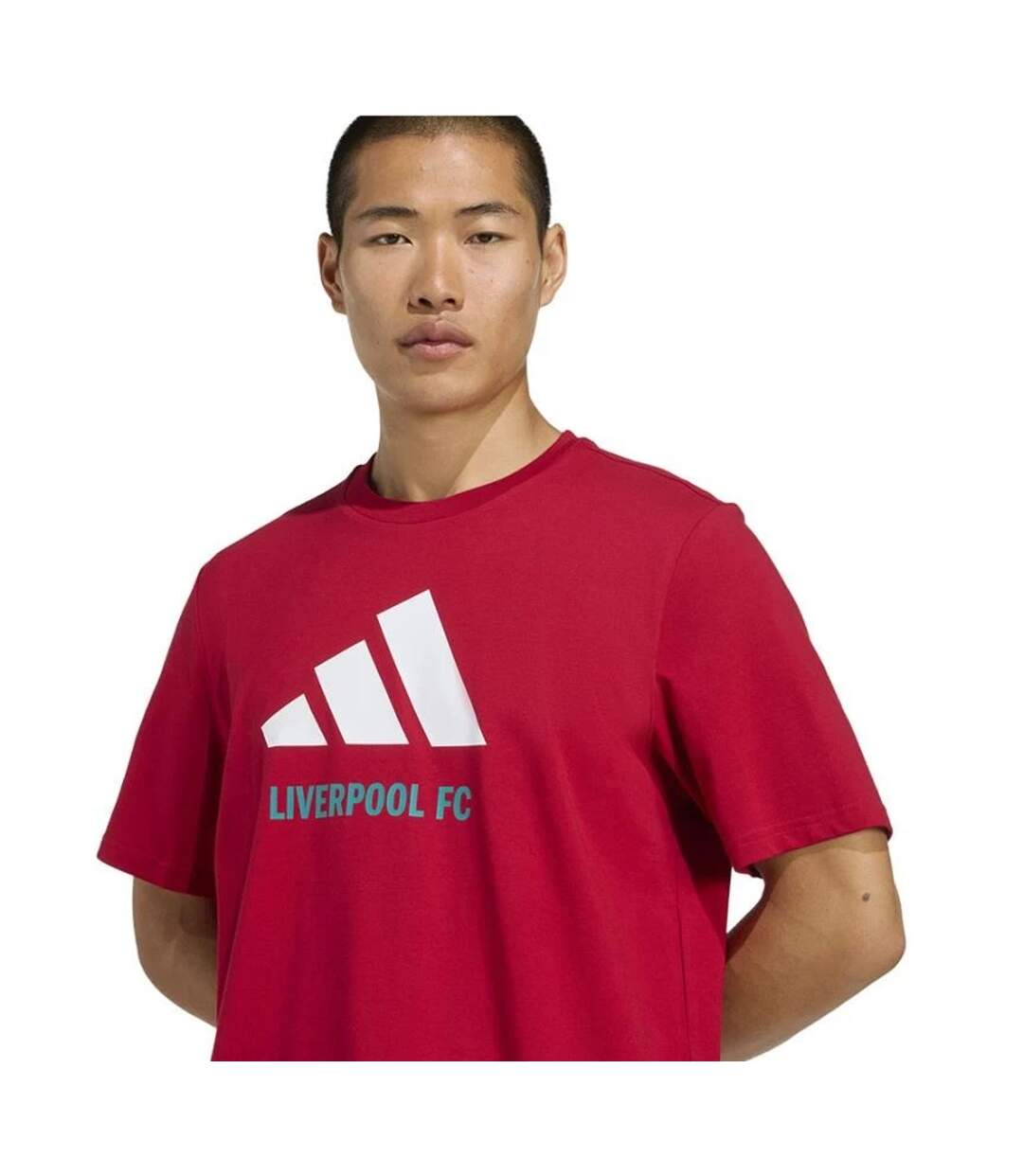 T-shirt Motif/style Liverpool Fc Seasonal Homme Rouge Adidas-4