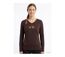 Tee-shirt MAYFLOWER NAPOLI4 chocolat à sérigraphie poule : confort naturel et style authentique-1