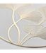 Set de Table en Relief Ginkobello 38cm Blanc & Or-2