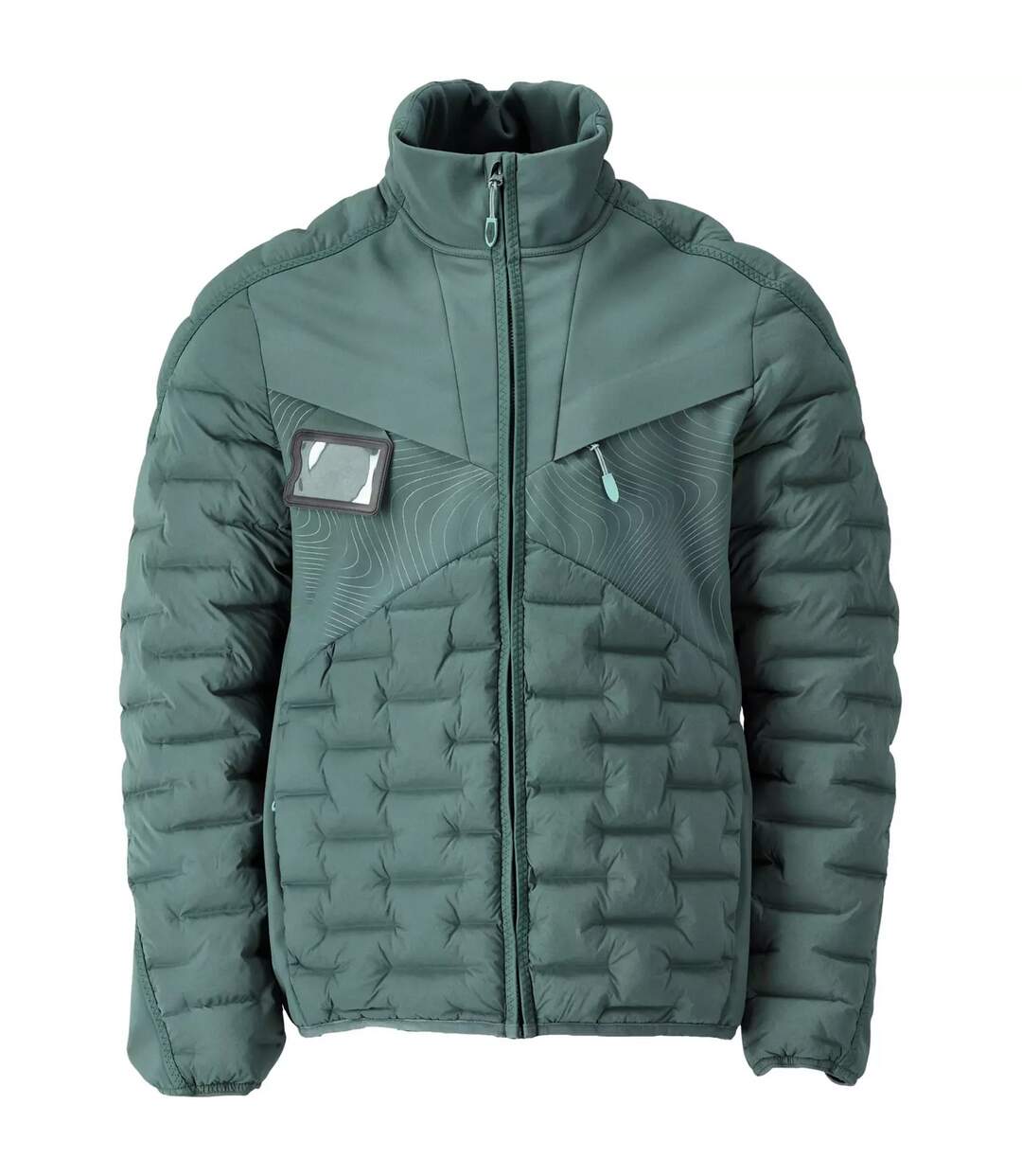 Doudoune Motif/style Matelassé Customised Homme Vert Forêt Mascot-1
