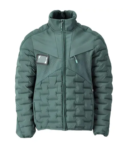 Doudoune Motif/style Matelassé Customised Homme Vert Forêt Mascot
