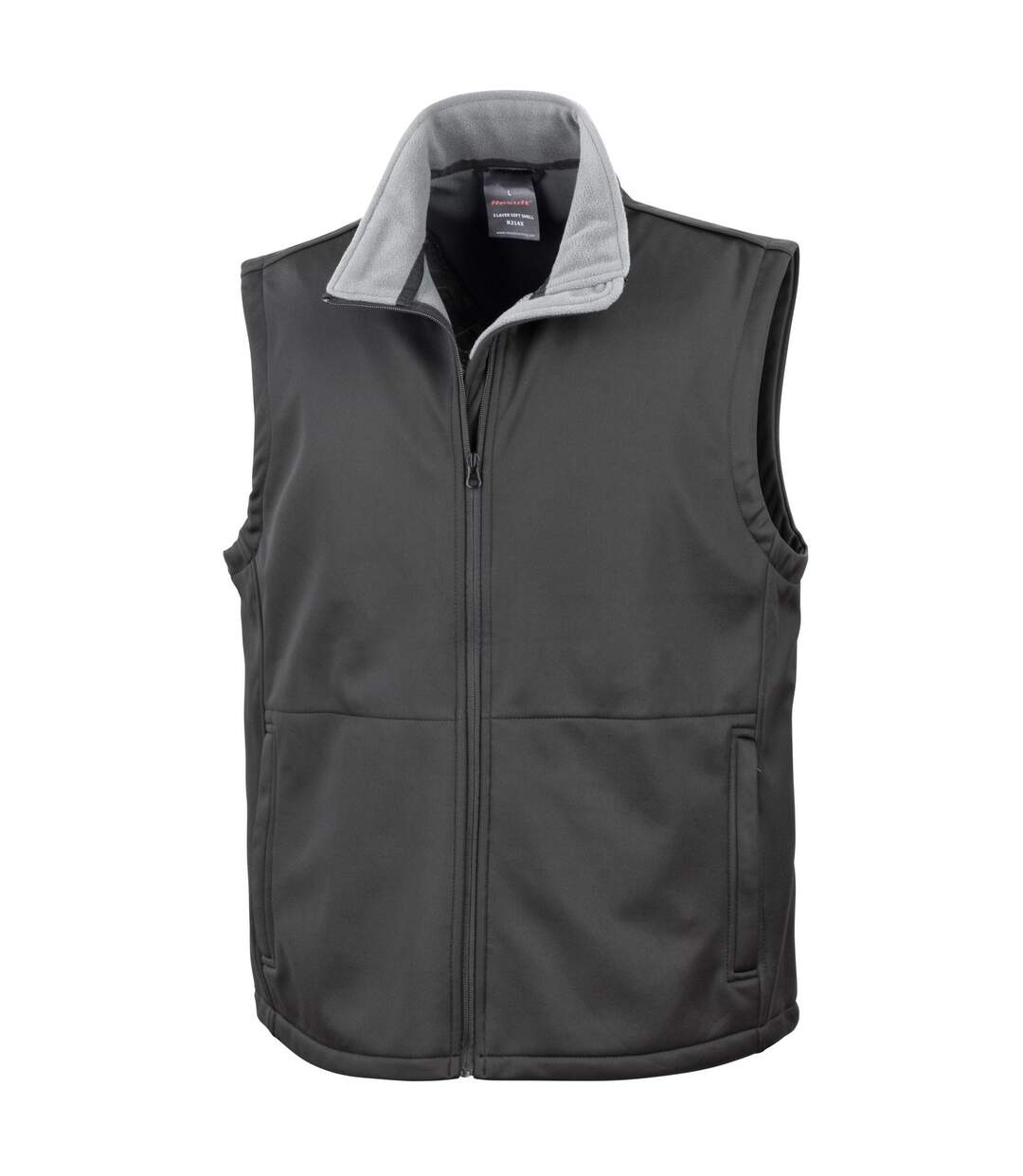 Unisex adult softshell gilet black Result Core-1