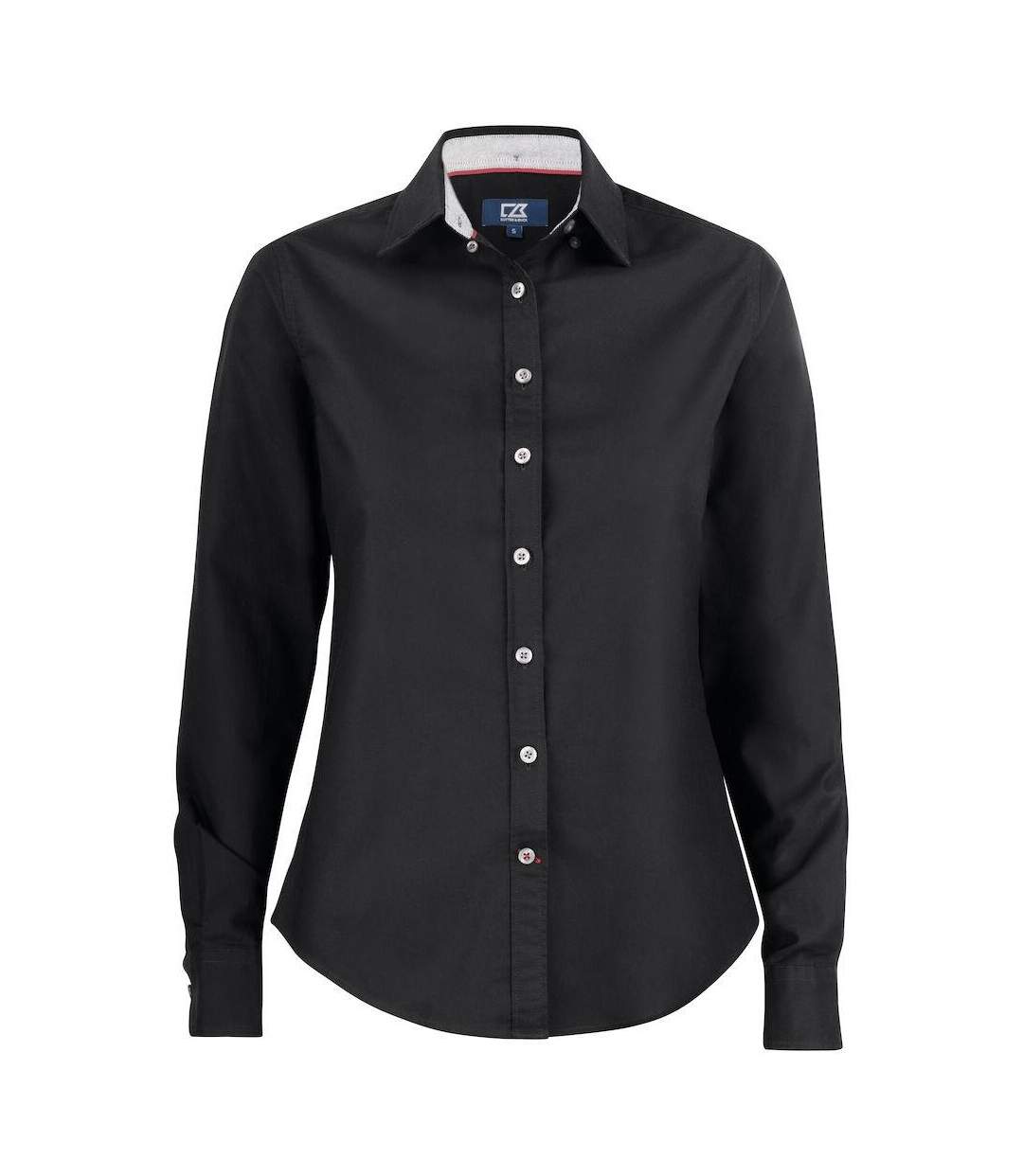 Womens/ladies Belfair Shirt Black Cutter & Buck-3