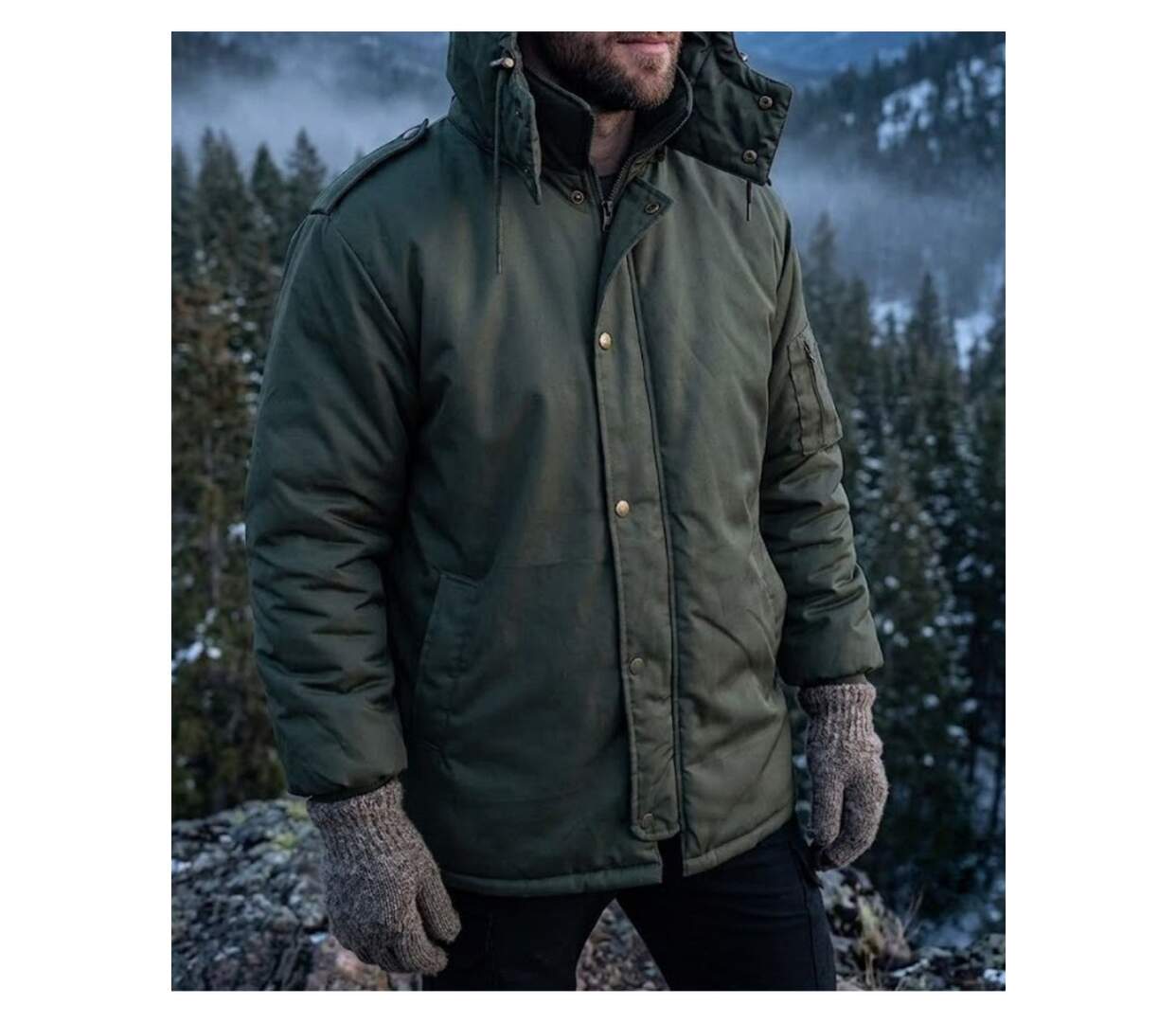 Parka tissu deperlant D937-1
