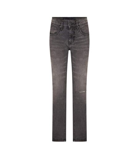 Jean Motif/style Déchiré Essential Femme Gris Criminal Damage
