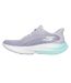 Womens/ladies Aero Spark Trainers Purple Aqua Skechers-2