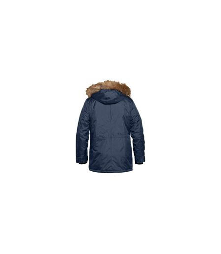 D555 Parka Grande Taille Lovett Homme Bleu Marine Duke