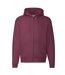 Veste À Capuche Premium Homme Bordeaux Fruit Of The Loom-1