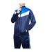 Mens Chevron Lightweight Tracksuit Set Royal Blue White Slazenger-4