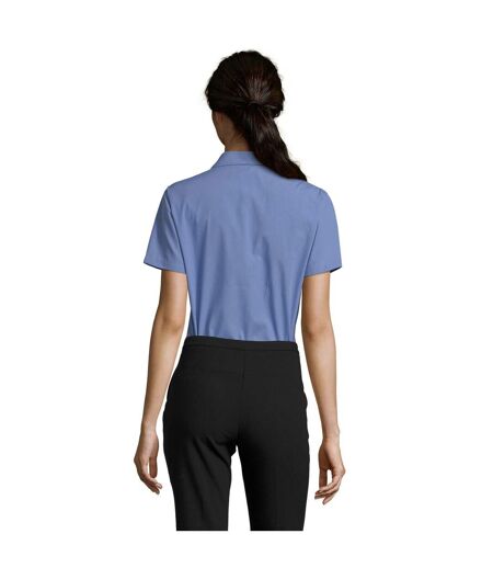 Chemisier Escape Femme Bleu Violet Pastel SOLS