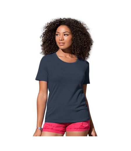 Stedman Womens/Ladies Stars T-Shirt (Marina Blue)