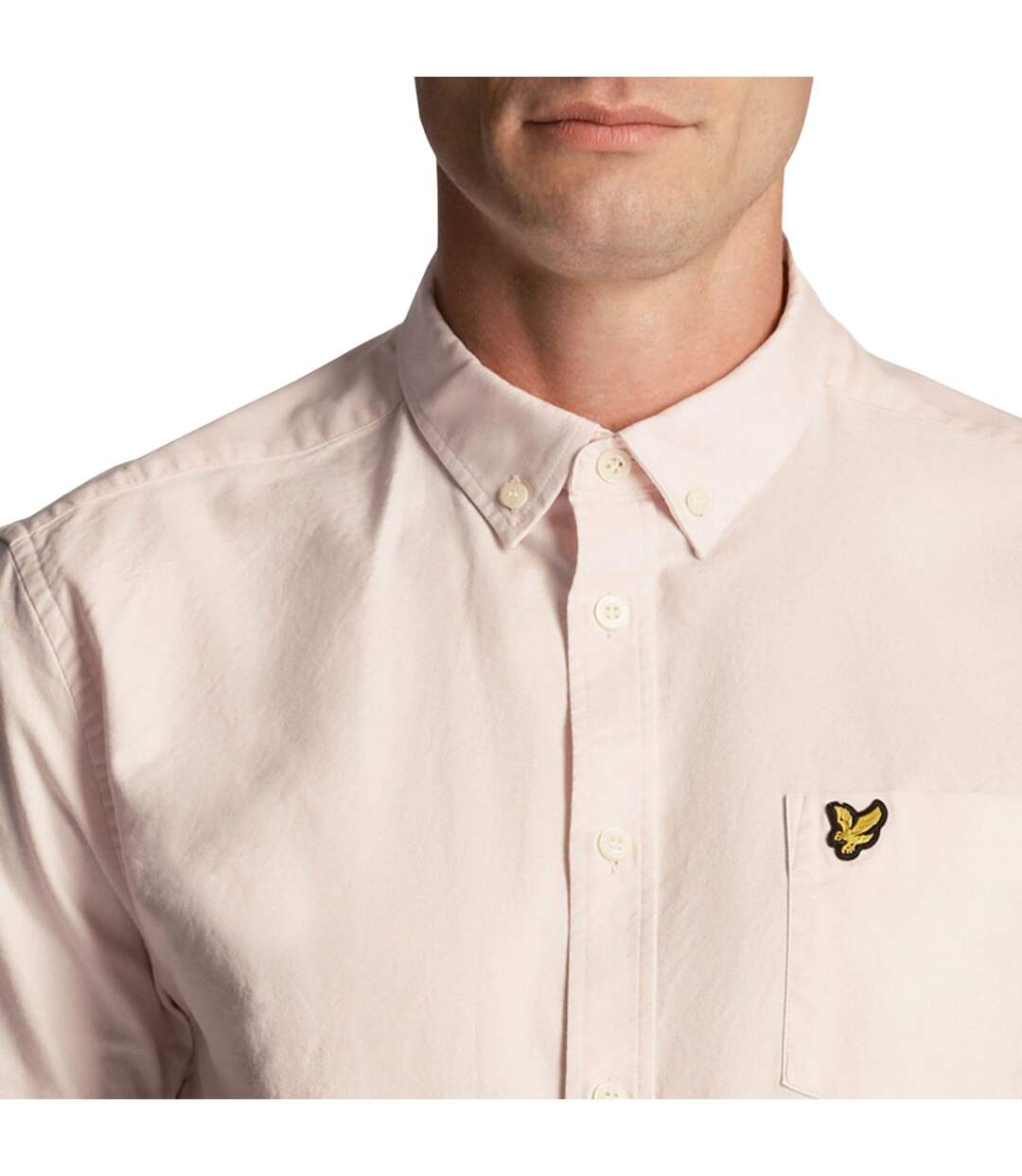 Chemise Manches Courtes Homme Rose Lyle & Scott-4